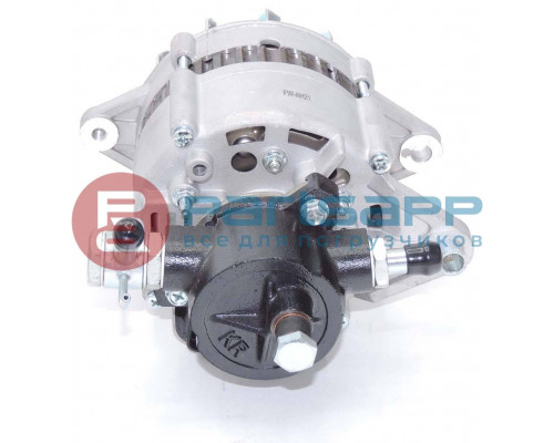 Генератор NISSAN TD27 (12V/50A, 2x шкив с масляным насосом)